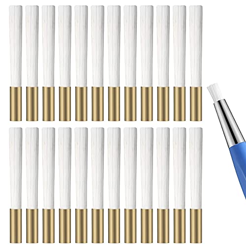 Pixiss Scratch Brush Refills, 24 Pack, Premium Fiberglass, Jewelry Making, Metal Polishing, and Finish Refills