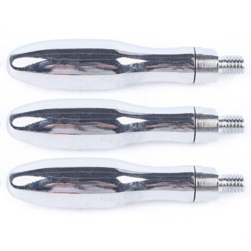 Jiabailie 3PCS Milling Machine Handles,Handwheel Revolving Handles,M3/8 Thread Plated Revolving Handle Grips,9.3mm Screw Diameter for Mechanical Manufacturing,Wood Cutting