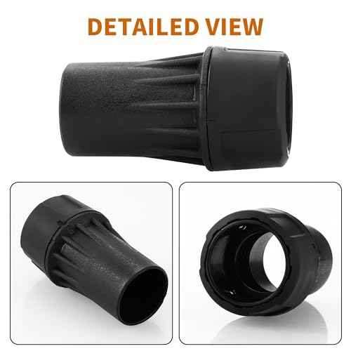 DWV9000 Universal Quick Connector for DeWalt Dust Extractors, 1-1/4 Inch Vacuum Hose Dust Collection Adapter, Vacuum Attachments Fits Sanders, Miter Saws, Table Saws, and Various Tools & Shrouds (1)