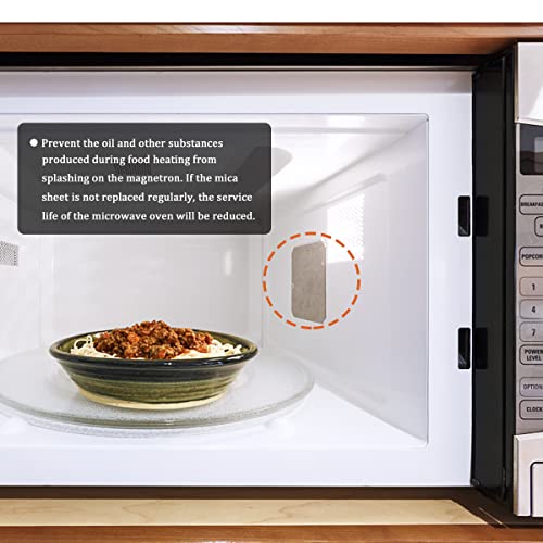 Yuntop 5 Pcs Microwave Waveguide Covers 4 x 4.7 in Mica Sheets