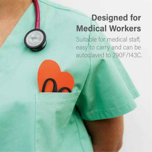 Trauma Shears 4-Pack 7.5 inch, Bandage Scissors Set, EMT & Medical Scissor, Large First Aid scissors, for Nurse, Fluoride-Coated with Non-Stick Blades by LI JIU¢ç (4 Pack Golden)