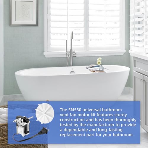 AMI PARTS Bathroom Fan Motor Replacement 2-Pack for Nu-Tone & Broan