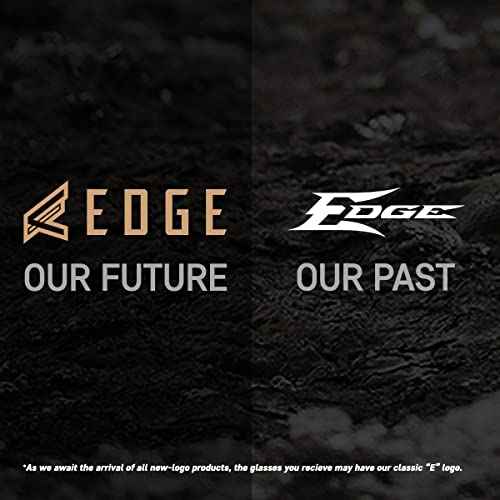 Edge TXB216CF Brazeau Polarized Wrap-Around Safety Glasses, Anti-Scratch, Non-Slip, UV 400, Military Grade, ANSI/ISEA & MCEPS Compliant, 5.04" Wide, Forest Camo Frame/Smoke Lens