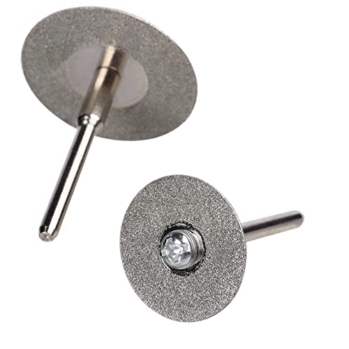 Wolfride 10Pcs Diamond Cutting Wheel Cutting Discs for Rotary Tool Disc Drill Blades and Mandrel for Glass Tile Metal