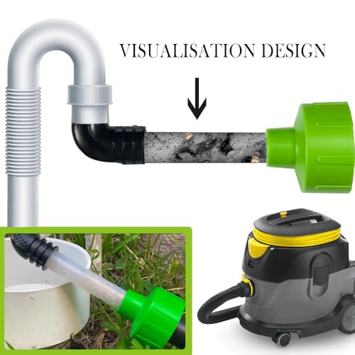 GAGALOR HVAC Drain Line Unclogger Vacuum Tool Kit - 1 Pack