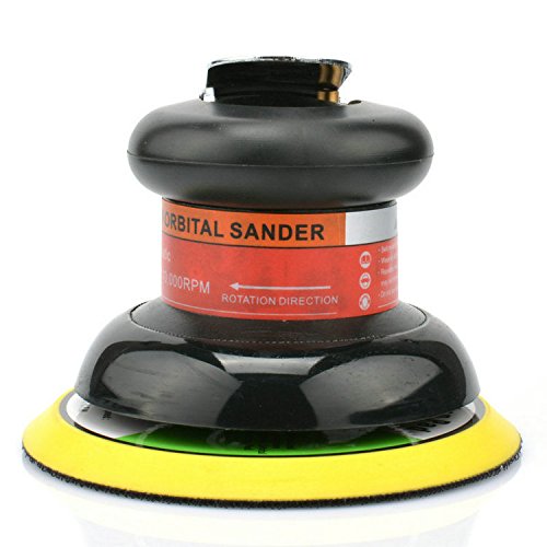 Air Random Orbital Sander 5 Inch Pneumatic Polishing Disc Dual Action PowerGrinding Tool