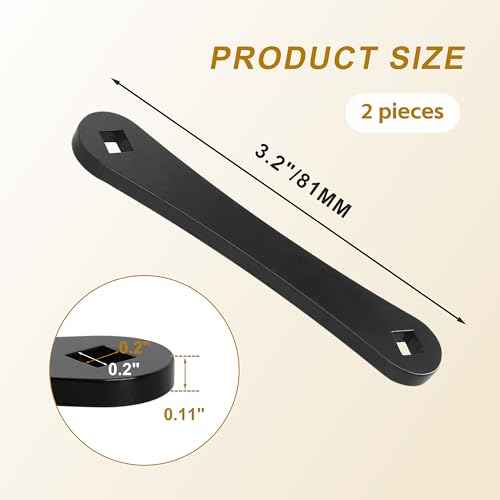 Acetylene Tank Wrench for B & MC Acetylene Tank Valves Wrenchs£¬ Controlling The Opening And Closing of Acetylene Cylinders (2Pcs Acetylene Tank Wrench)