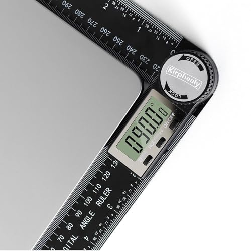 Digital Angle Finder Protractor, 7-Inch/200 mm ABS Ruler - Enhanced ABS