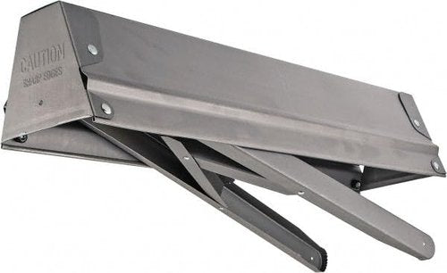 PRO SOURCE Folding Steel Sawhorse: Sturdy Space Saving Design, One Saw Horse, 1000 Pound Capacity, 29" High x 31" Long