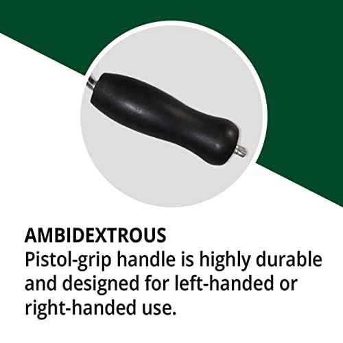 WOLF Manual Bar Tie Twister Tool w/Smooth Rotating Steel Hook & Contoured Plastic Grip Handle, 7" | Rebar Wire Twister | Ambidextrous | Construction