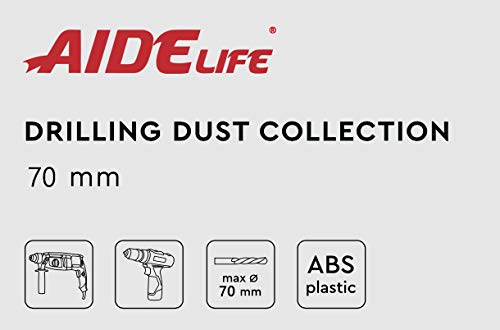 Aidelife Rotary hammer dust collection attachment,Universal Dust shroud for drilling