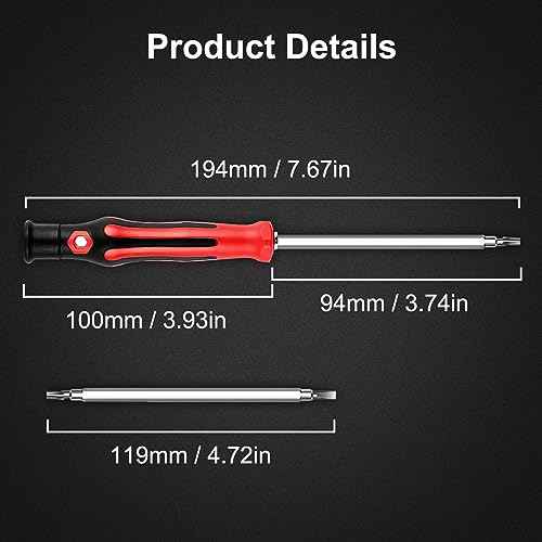 Screwdriver Set Special Repair Tools Compatible with Dyson V6/V7/V8/V10/V11 Vacuum Cleaner, Heavy Duty Star Torx Screwdriver Set, 6 in 1 Screwdriver Disassembly Tool Compatible with Dyson Supersonic