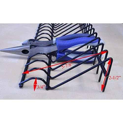 MLTOOLS Pliers Organizer, Heavy-Duty 32-Slot Tool Storage Rack for Mechanics, Electricians, and DIY ? Space-Saving, Easy Access, Durable Steel Pliers Holder, Tool Organizer P8241