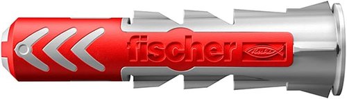 fischer DuoPower 1/4" x 1-3/16" S PH, 50 Plugs & 50 Screws, Powerful Universal Plug with Intelligent 2-Component Technology for Fastenings in Concrete, Bricks, Drywall, Chipboard, etc