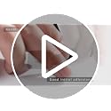 Abnii 50 pcs White Medium Self-Adhesive Hook and Loop Cable Ties for Desk Cable Management