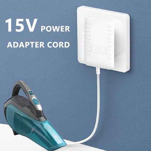 15V Charger for Black and Decker 90627870 Dustbuster Handheld Vacuum HHVI315JO42 HHVI320JR02 HFVB320J27 HLVA320JS10 S003AQU1500015 Power Adapter