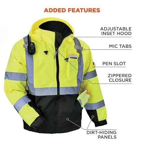 Ergodyne Hi Vis Bomber Safety Jacket