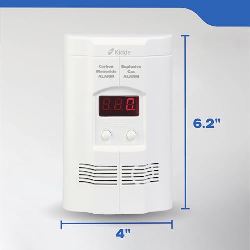 Kidde 3rd Edition Carbon Monoxide & Explosive Gas Alarm Pack - Plug-in with Battery Backup