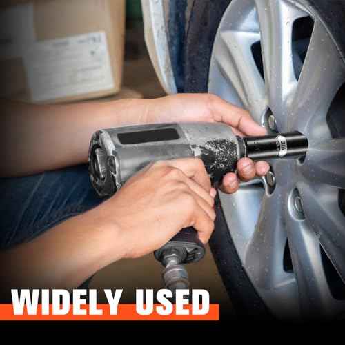 1/2 Inch Drive 6-Point Deep Socket, 3/4 Inch Deep Impact Socket, CR-V Steel