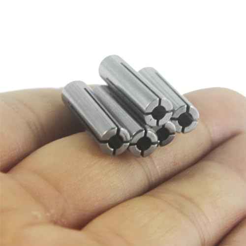 ?????? ???? 5 Pieces Collet Adapter Die Grinder Chuck Driver Adapter 1/4" to 1/8" CNC Engraving Bit Router Converter for Engraving Milling Machine Tool