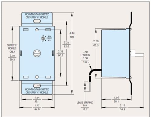 KB Electronics 8811007 Variable Speed AC Motor Control 6.0 Amp 115V