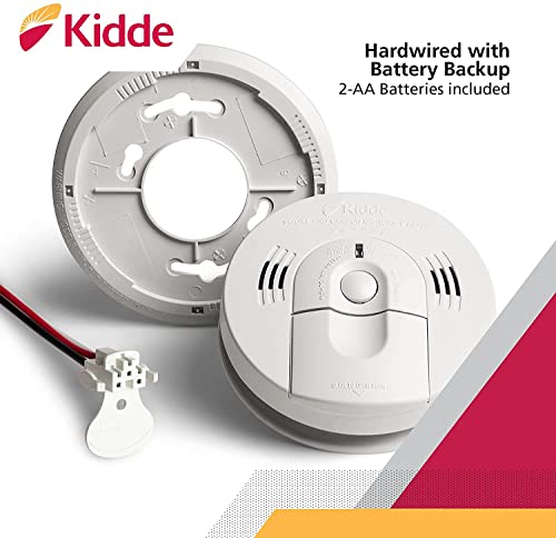 Kidde Hardwired Smoke & Carbon Monoxide Detector with Battery Backup - 1 Pack