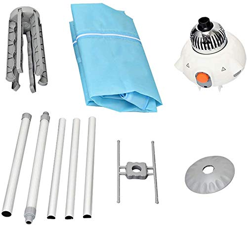 COSTWAY 23597-CYEP, Ventless Laundry, Hot Drying Machine with Heater for Home & Dorms Portable Clothes Dryer