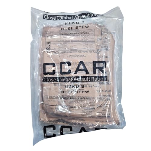 USGI Close Combat Assault Ration Menu 3 - 24 Hour Military Meal, Emergency Food