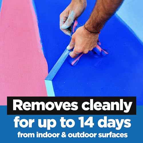 ScotchBlue Original Multi-Surface Painters Tape, 2 Inch Wide (1.88 In. x 60 Yds), 3 Rolls, Blue Paint Tape Protects Surfaces and Removes Easily, Masking Tape for Indoor and Outdoor Use (2090-48EP3)