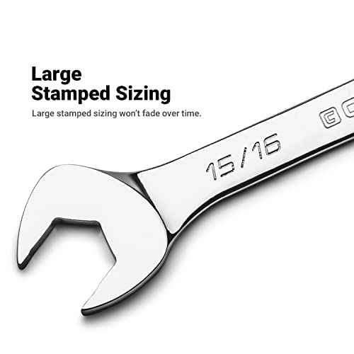 Capri Tools 9/16 in. Angle Open End Wrench, 30¡Æ and 60¡Æ angles, SAE