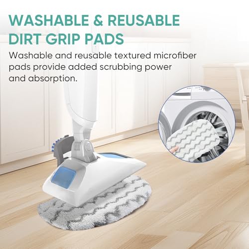 LBLVBNEWD 4-Pack 1940 Replacement Steam Mop Pads for Bissell PowerFresh (Model 1940/1940A/1940T/1940Q) – Microfiber, Reusable