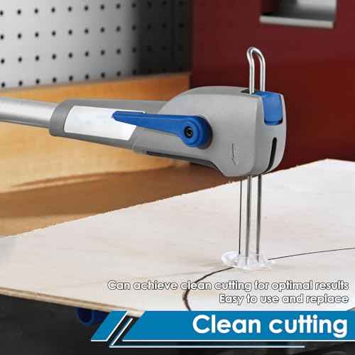 25Pcs Scroll Saw Blade Set, 6-1/2inch High Carbon Steel Coping Saw Blades(10TPI/15TPI/18TPI/24TPI/28TPI), Clean Cut Scroll Saw Blade Pin End Replacement for Cutting Wood Plastic Metal Leather