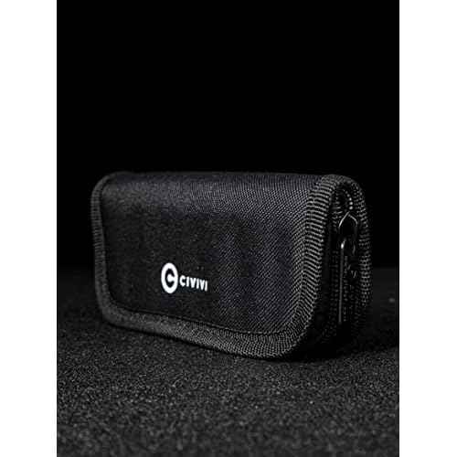CIVIVI Nylon Utility Knife Pouch - for Carrying Folding Pocket Knives and Accessories - Includes A Polishing Cloth And Stickers C-01