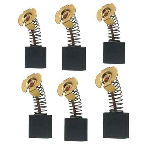6 Pack Carbon Brush Compatible With Fits Chop Saw Brush Set N039389 622437-00 N408735 D28700 D28715 GR871