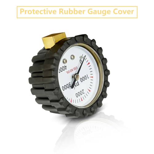 Nitrogen Regulator 0-600PSI Delivery Pressure CGA580 Inlet Connection and 1/4'' Male Flare Outlet Connection, Nitrogen Tank Regulator