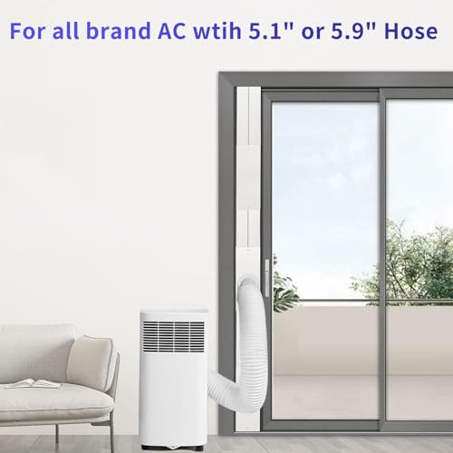 Portable AC Window Vent Kit - Complete Air Conditioner Kit,
