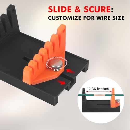 Adjustable Helping Hands Soldering - Solder Wire Holder Stand for Faster, Easier Solder - Third Hand Tool Holds 32-12 AWG Wire Securely, Easier Wire Splicing & Assembly