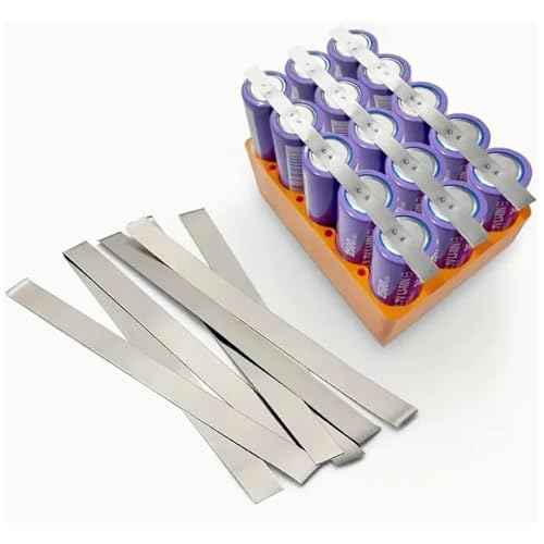 99.6% Pure Nickel Strip for Soldering Tab for High Capacity Lithium, Li-Po Battery, Battery Pack and Spot Welding, 18650 21700 26650 (Strips,100, 15 x 6 x 100)