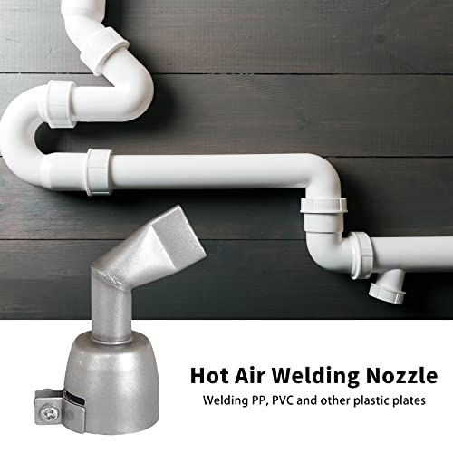 3pcs Hot Air Gun Stainless Steel Heat Gun 20mm Flat Welding Nozzle for PVC Plastic Sheet Soldering Accessories