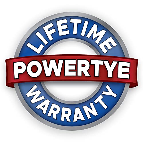 PowerTye 1in x 4ft Black Endless Ratchet Straps - 2-Pack, Easy-Grip Cargo Tie Downs