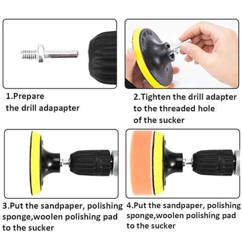 2 Pack 5 Inch Hook and Loop Backing Pad with M14 Thread,Rotary Buffing Pad Sanding Holder Angle Grinder Polishing Backer Plate for Wood,Metal,Automotive,Orbital Sander,Polisher