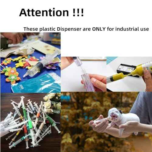 15 Pack 1ml, 3ml, 5ml Measuring Dispenser with14ga, 16ga, 18ga, 20ga Dispensing Accessories and Caps. Measuring and Refilling, Glue Applicator or Oil.