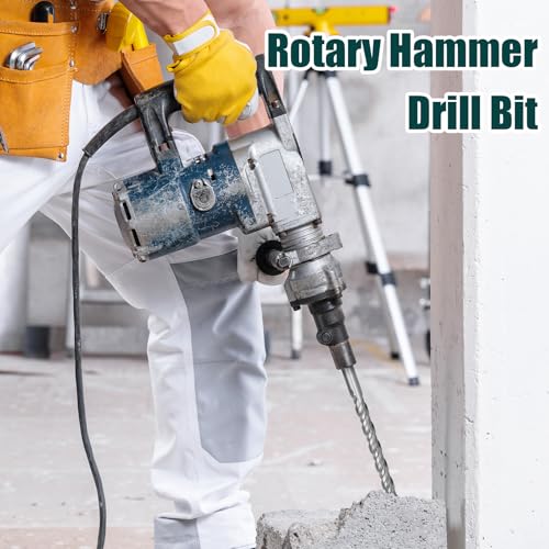 3/8 in x 10.2 in (10 x 260mm) SDS Plus Rotary Hammer Drill Bit, Concrete Drill Bit,Masonry Drill Bit for Concrete, Brick and Cement (Length : 260mm / 10.2 inch, Diameter :3/8 inch £¨ 10mm)