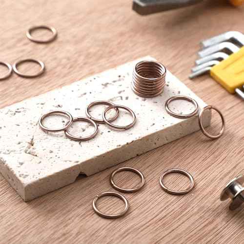 30 Pcs 15% Silver Brazing Joint Solder Ring Silfos Rings for 1/2" O. D. Copper Tubes Silver Solder Brazing Ring for HVAC Copper Tubes Small Welding Process