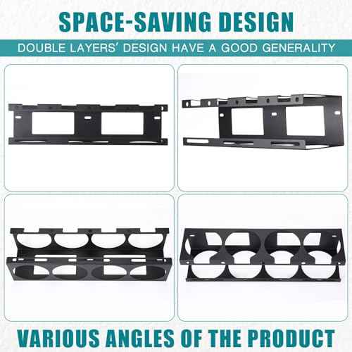 Blulu Welding Rods Holder Storage Tubes Rack Stick Welding Filler Rod Tubes Organizer Tool Wall Mount Container for Shed Garage Pegboard Workshop Home