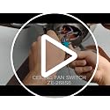 DAYONE ZE-268S6 Nickel Ceiling Fan Switch 3 Speed 4 Wire Replacement - Pull Chain Control