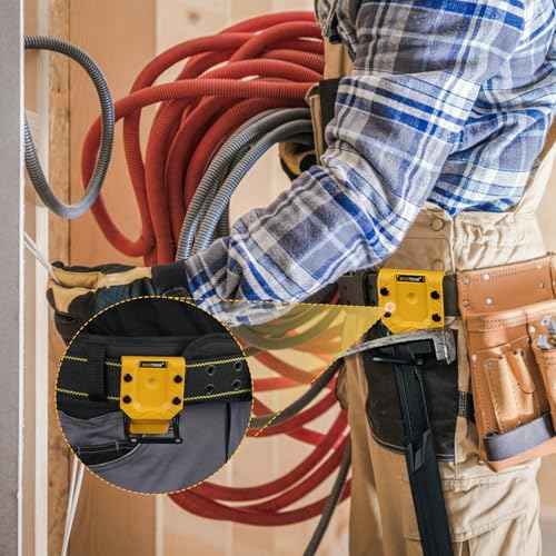 MELOTOUGH Hammer Holder for Tool Belt, Hammer Holster and Loop - Fits Up to 2.7" Belt