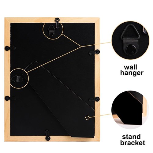 Bloepum Hidden Photo Frame Storage, Secret Compartment Storage Box, Out of Sight Secret Hidden Jewelry Key Home Office Safe B
