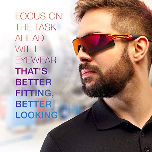 ToolFreak Safety Glasses - UV & Impact Protection ANSI z87.1 Rated (Reevo)