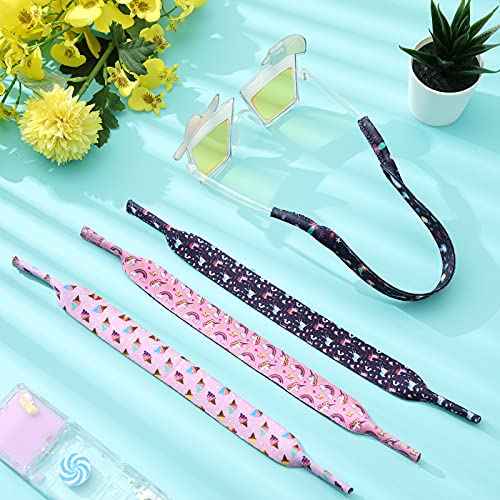 Weewooday 4 Pcs Kids Eyeglass Strap Glasses Holder Sunglasses Lanyard Retainer for Boys and Girls Age 3-10 Years